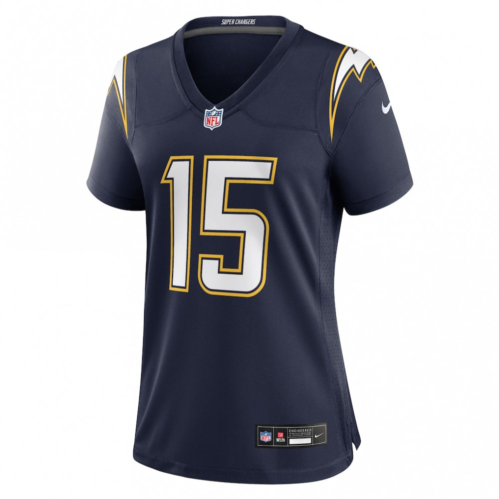 Ladd McConkey Los Angeles Chargers Nike Women's Alternate Super Chargers Game Jersey - Navy-GridironStore